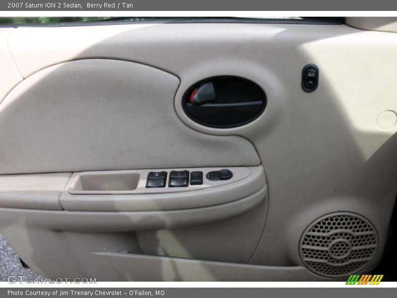 Berry Red / Tan 2007 Saturn ION 2 Sedan