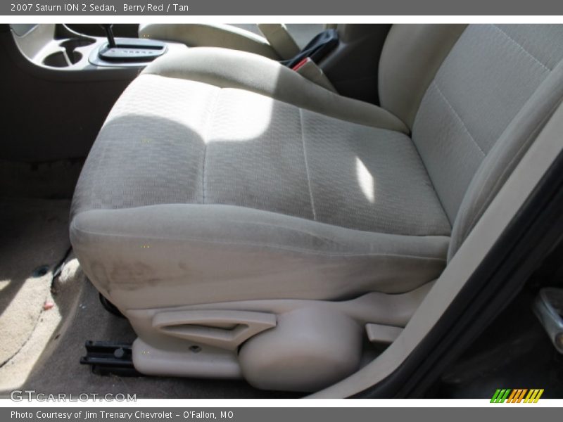 Berry Red / Tan 2007 Saturn ION 2 Sedan