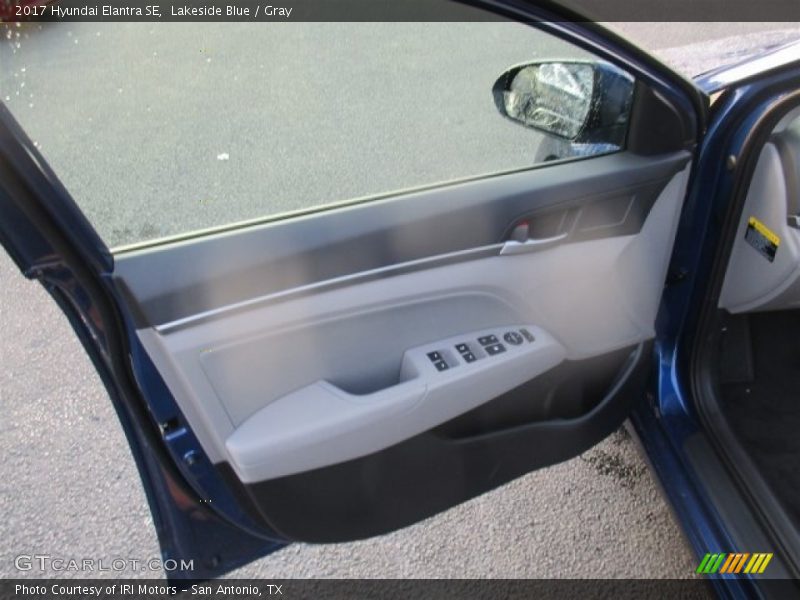 Lakeside Blue / Gray 2017 Hyundai Elantra SE