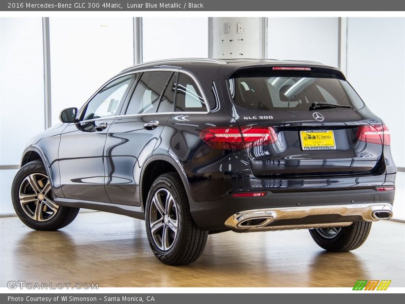Lunar Blue Metallic / Black 2016 Mercedes-Benz GLC 300 4Matic