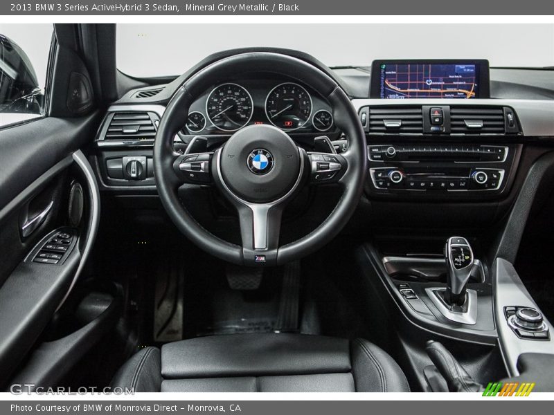 Mineral Grey Metallic / Black 2013 BMW 3 Series ActiveHybrid 3 Sedan