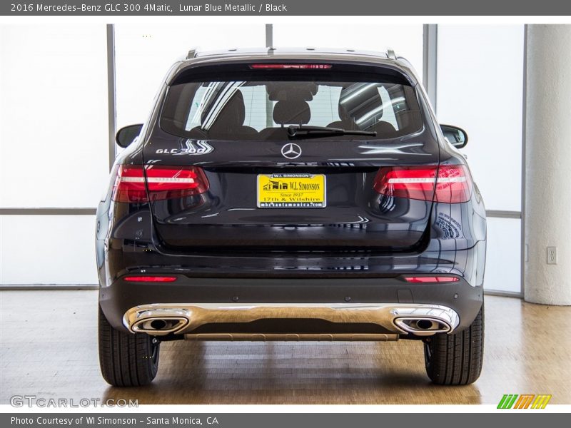 Lunar Blue Metallic / Black 2016 Mercedes-Benz GLC 300 4Matic