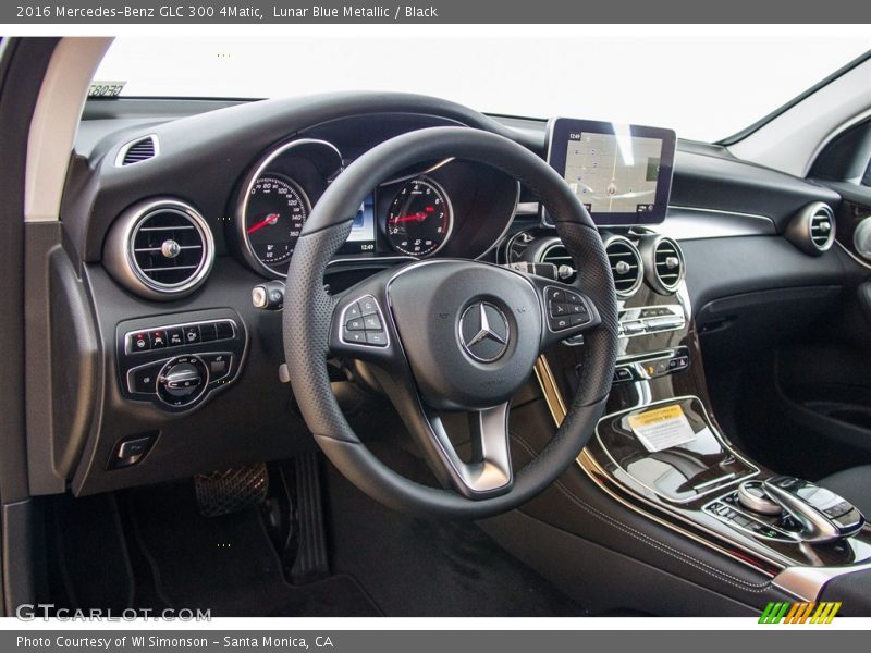Lunar Blue Metallic / Black 2016 Mercedes-Benz GLC 300 4Matic