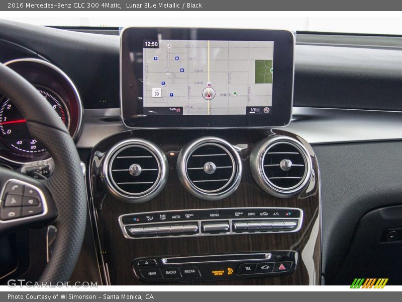 Lunar Blue Metallic / Black 2016 Mercedes-Benz GLC 300 4Matic