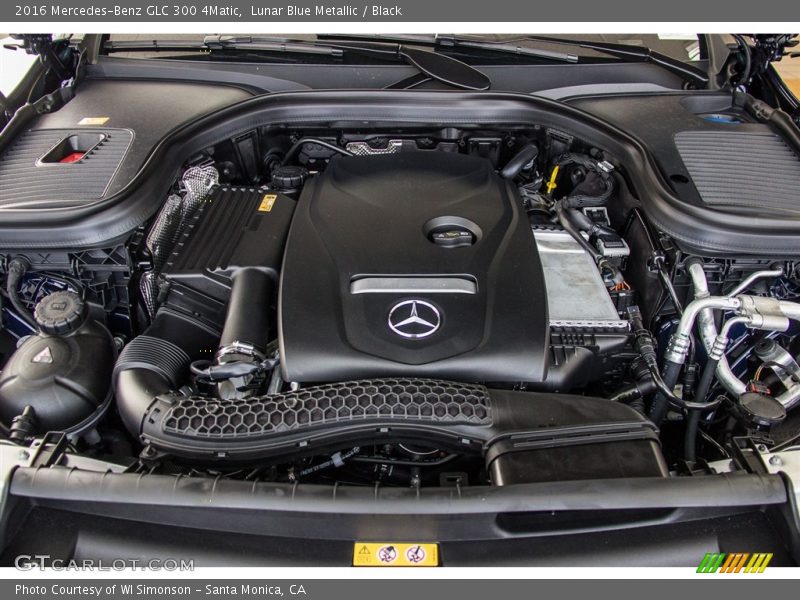 Lunar Blue Metallic / Black 2016 Mercedes-Benz GLC 300 4Matic