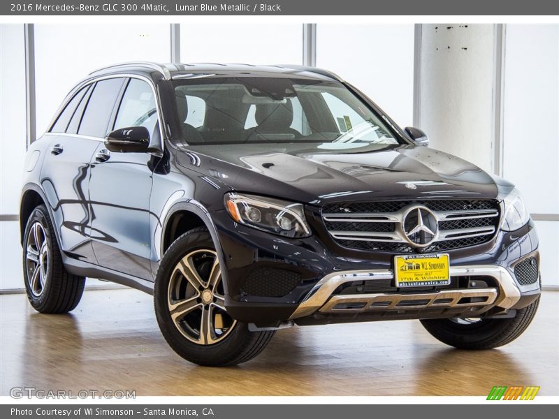 Lunar Blue Metallic / Black 2016 Mercedes-Benz GLC 300 4Matic