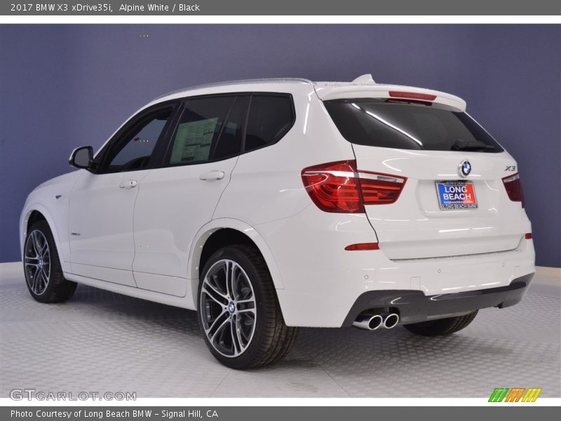 Alpine White / Black 2017 BMW X3 xDrive35i