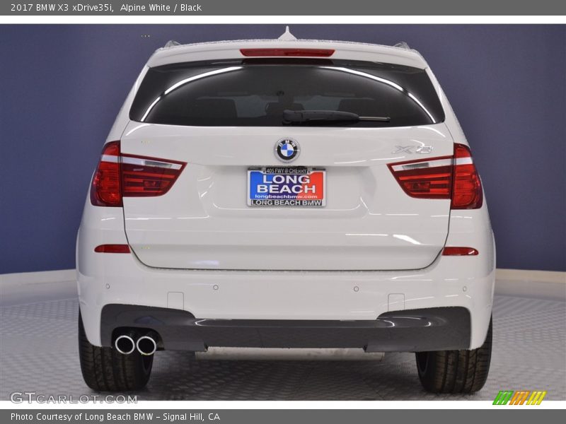Alpine White / Black 2017 BMW X3 xDrive35i