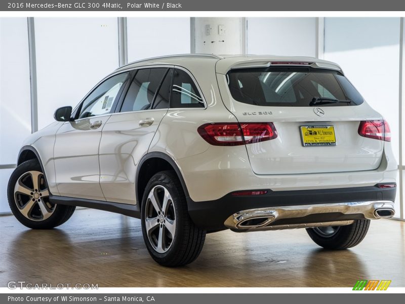 Polar White / Black 2016 Mercedes-Benz GLC 300 4Matic
