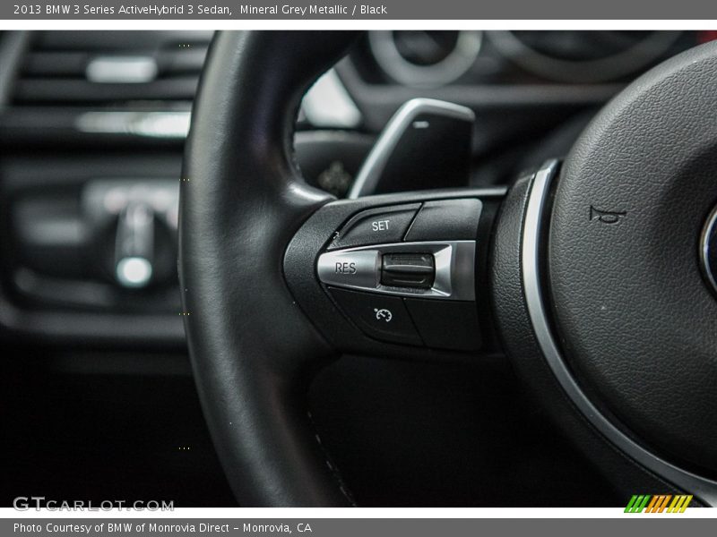 Mineral Grey Metallic / Black 2013 BMW 3 Series ActiveHybrid 3 Sedan