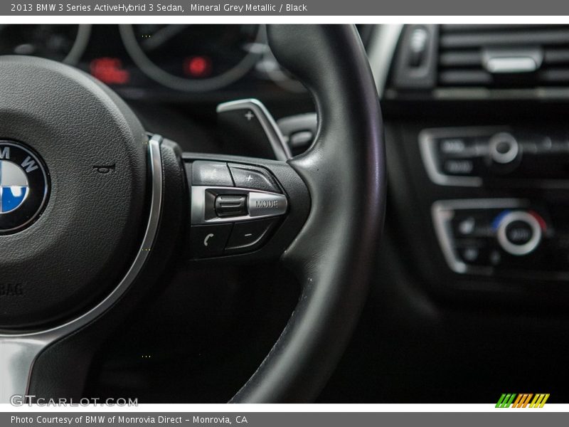 Mineral Grey Metallic / Black 2013 BMW 3 Series ActiveHybrid 3 Sedan