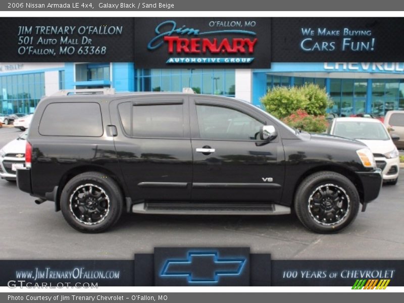 Galaxy Black / Sand Beige 2006 Nissan Armada LE 4x4
