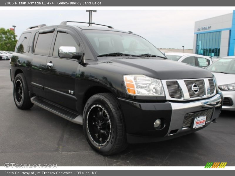 Galaxy Black / Sand Beige 2006 Nissan Armada LE 4x4