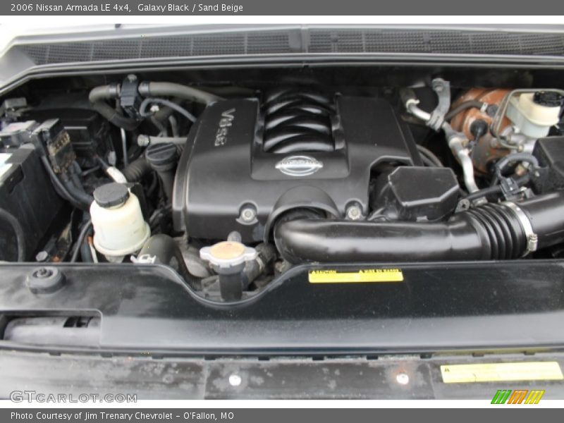 Galaxy Black / Sand Beige 2006 Nissan Armada LE 4x4