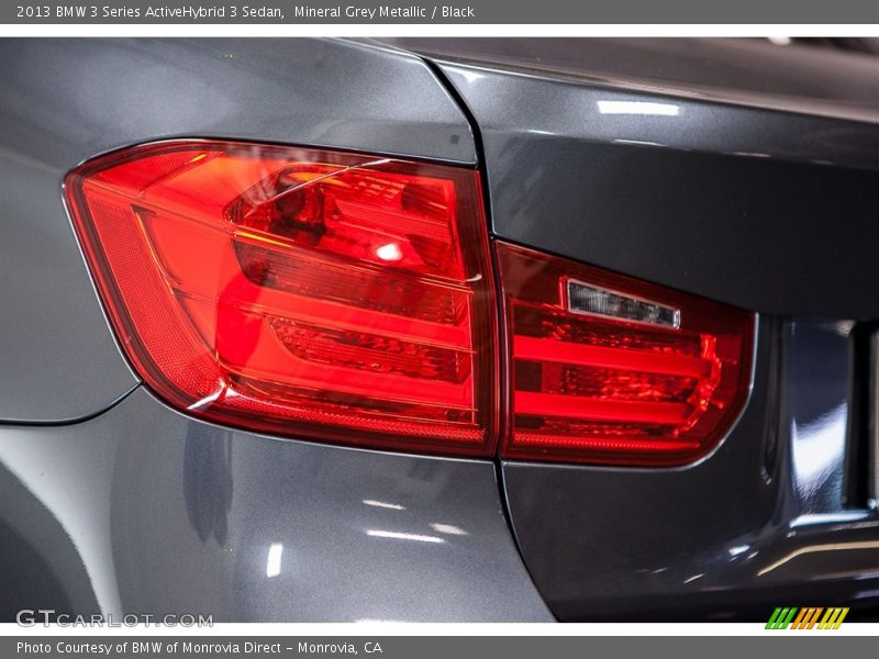 Mineral Grey Metallic / Black 2013 BMW 3 Series ActiveHybrid 3 Sedan