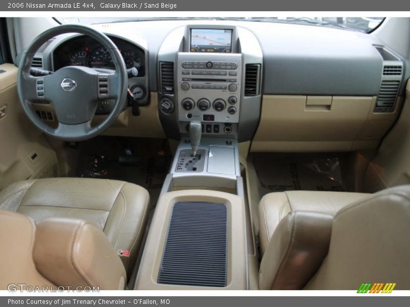 Galaxy Black / Sand Beige 2006 Nissan Armada LE 4x4
