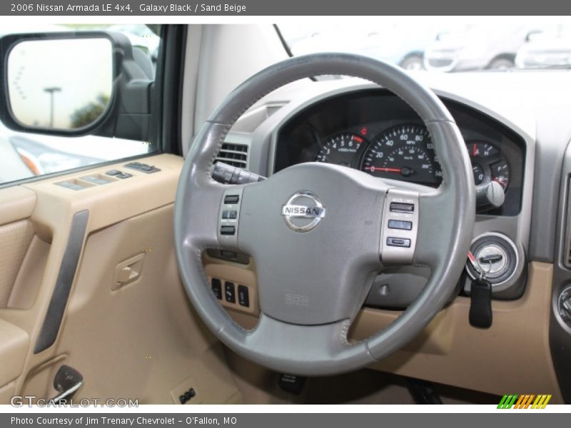 Galaxy Black / Sand Beige 2006 Nissan Armada LE 4x4