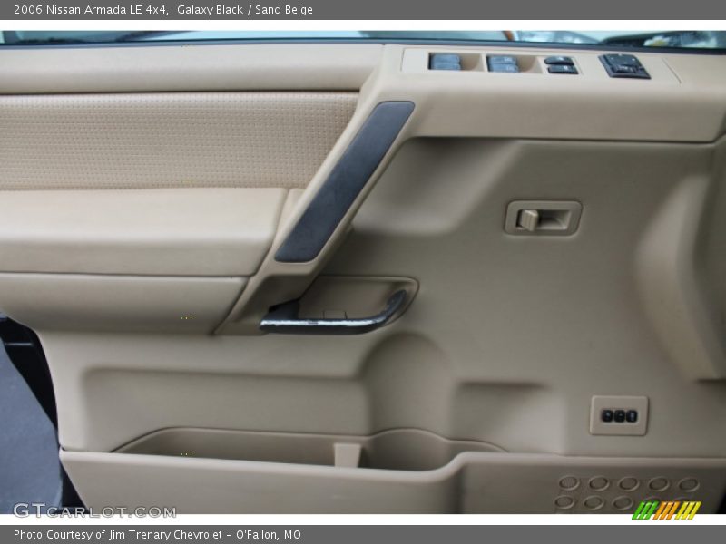 Galaxy Black / Sand Beige 2006 Nissan Armada LE 4x4