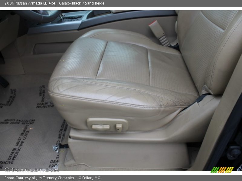 Galaxy Black / Sand Beige 2006 Nissan Armada LE 4x4