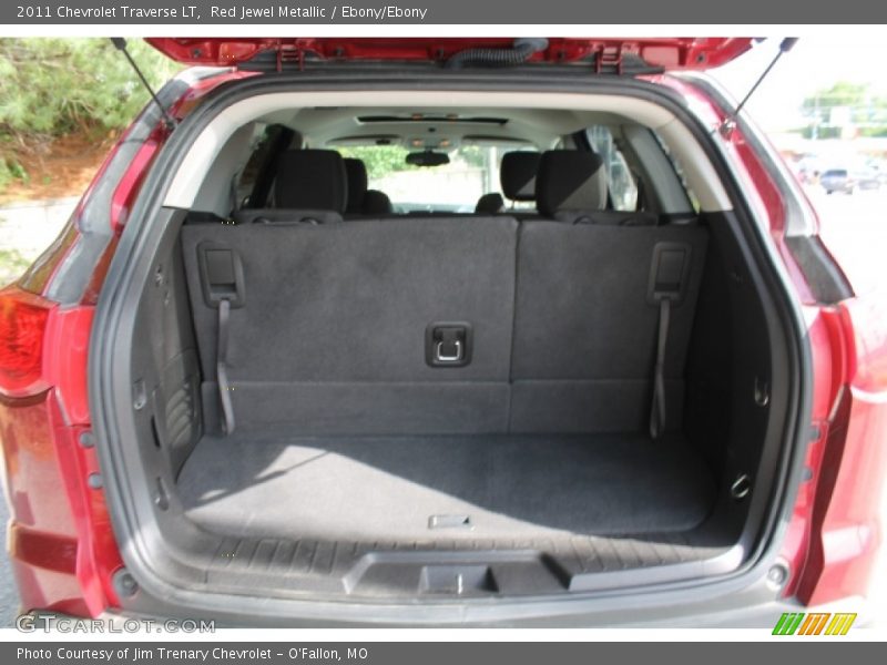 Red Jewel Metallic / Ebony/Ebony 2011 Chevrolet Traverse LT