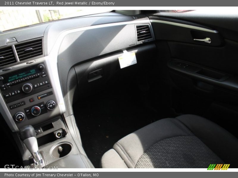 Red Jewel Metallic / Ebony/Ebony 2011 Chevrolet Traverse LT