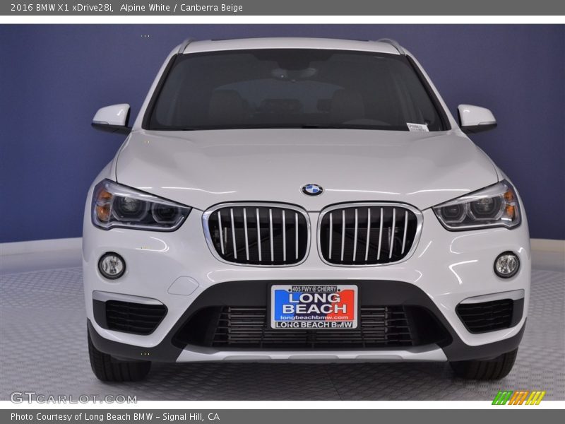 Alpine White / Canberra Beige 2016 BMW X1 xDrive28i