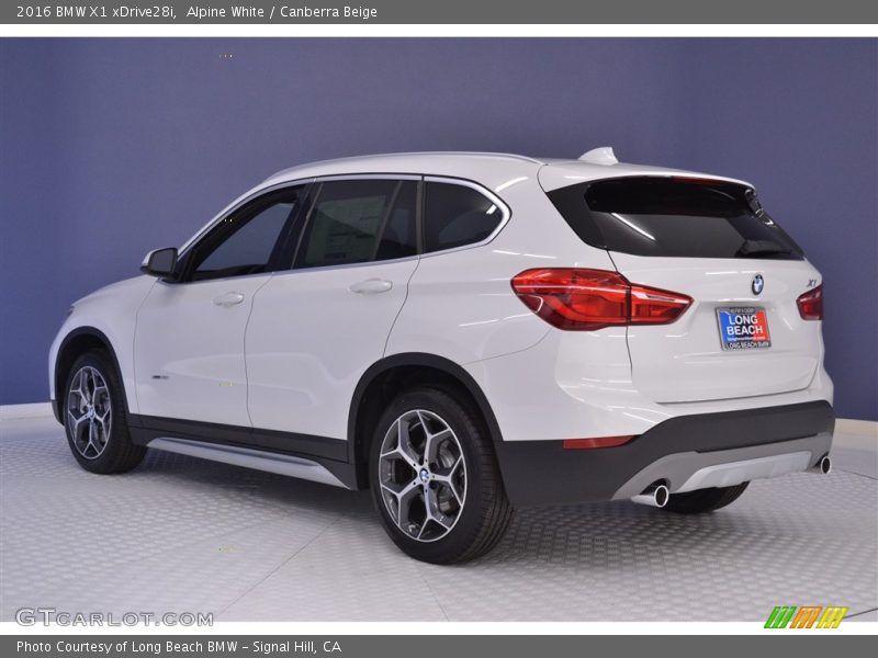 Alpine White / Canberra Beige 2016 BMW X1 xDrive28i