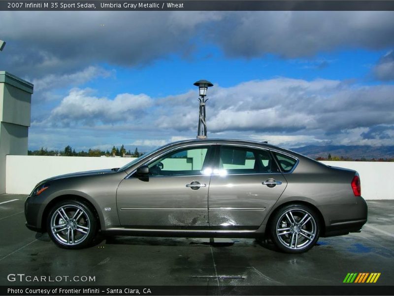 Umbria Gray Metallic / Wheat 2007 Infiniti M 35 Sport Sedan