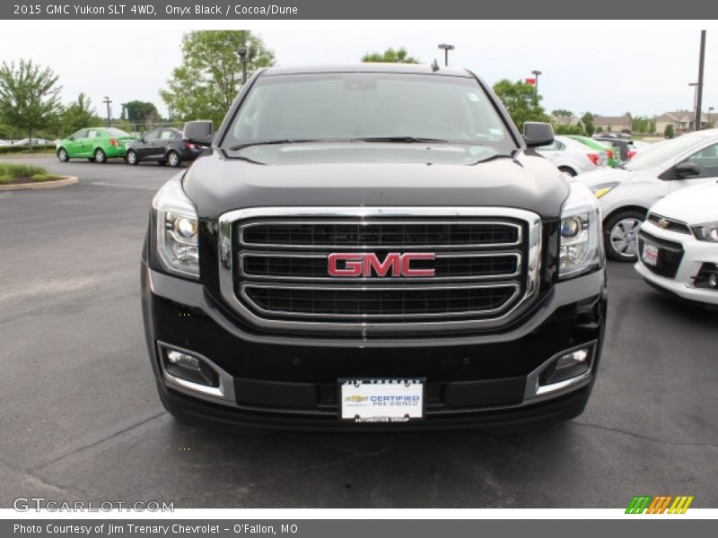 Onyx Black / Cocoa/Dune 2015 GMC Yukon SLT 4WD