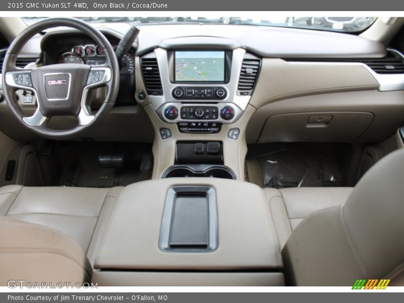 Onyx Black / Cocoa/Dune 2015 GMC Yukon SLT 4WD