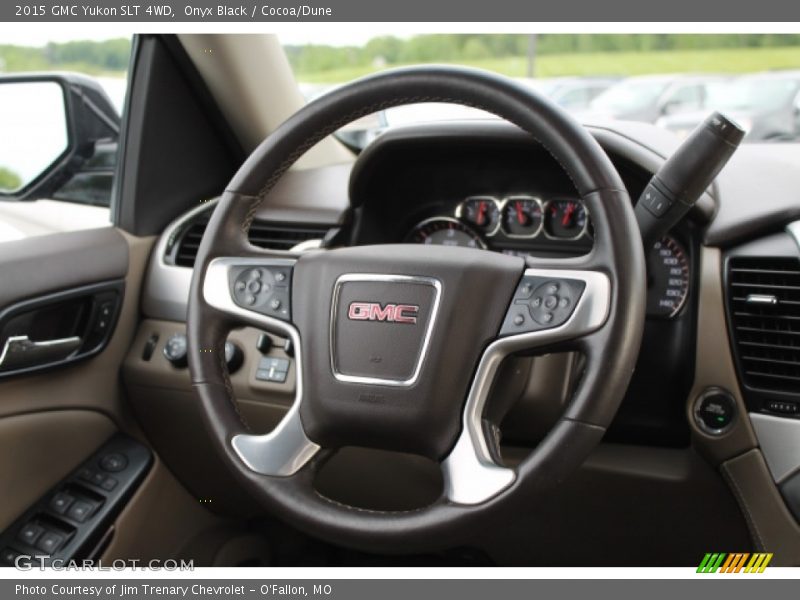 Onyx Black / Cocoa/Dune 2015 GMC Yukon SLT 4WD
