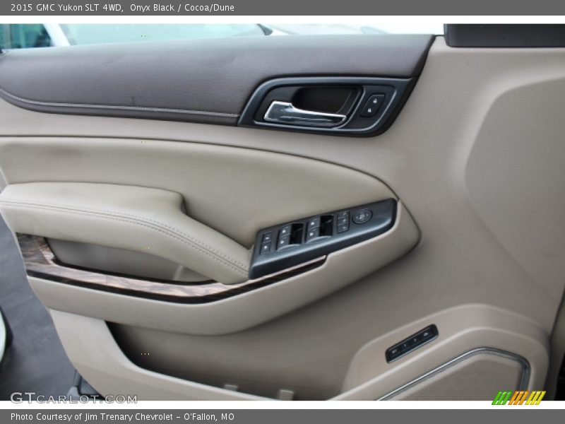 Onyx Black / Cocoa/Dune 2015 GMC Yukon SLT 4WD