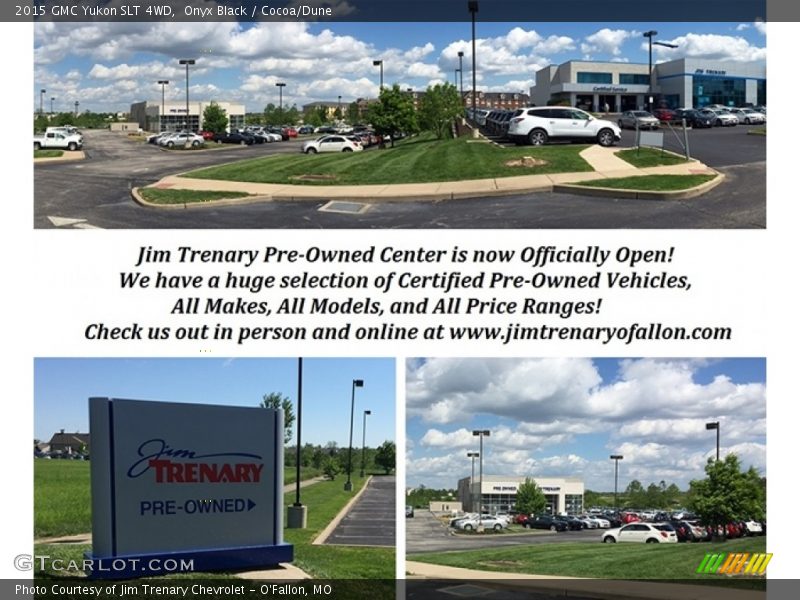 Onyx Black / Cocoa/Dune 2015 GMC Yukon SLT 4WD