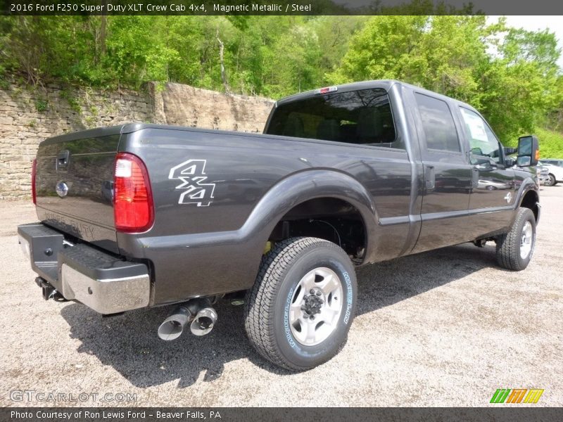 Magnetic Metallic / Steel 2016 Ford F250 Super Duty XLT Crew Cab 4x4