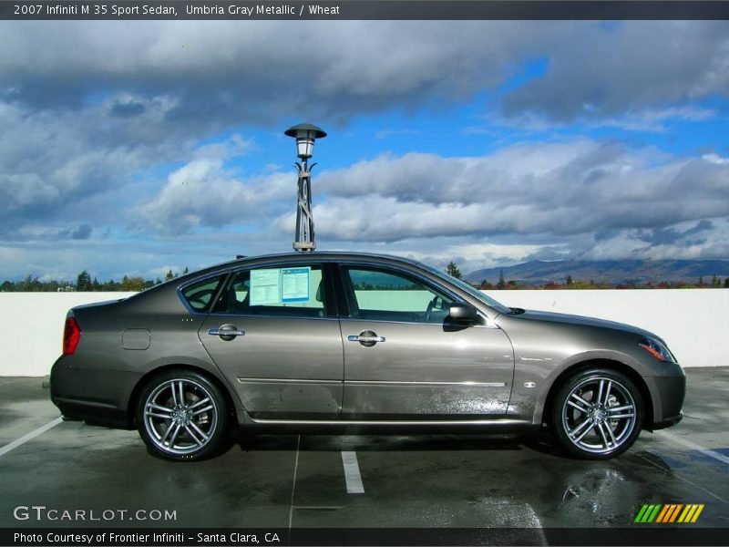 Umbria Gray Metallic / Wheat 2007 Infiniti M 35 Sport Sedan