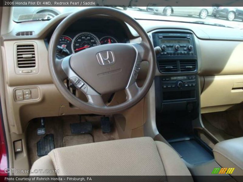 Redrock Pearl / Saddle 2006 Honda Pilot EX 4WD