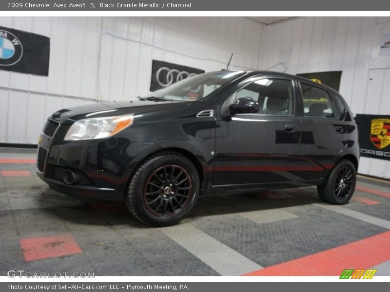 Black Granite Metallic / Charcoal 2009 Chevrolet Aveo Aveo5 LS