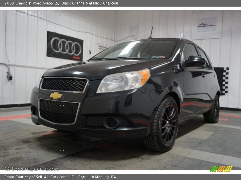 Black Granite Metallic / Charcoal 2009 Chevrolet Aveo Aveo5 LS