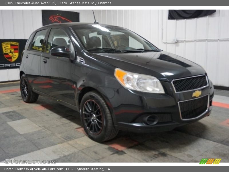 Black Granite Metallic / Charcoal 2009 Chevrolet Aveo Aveo5 LS