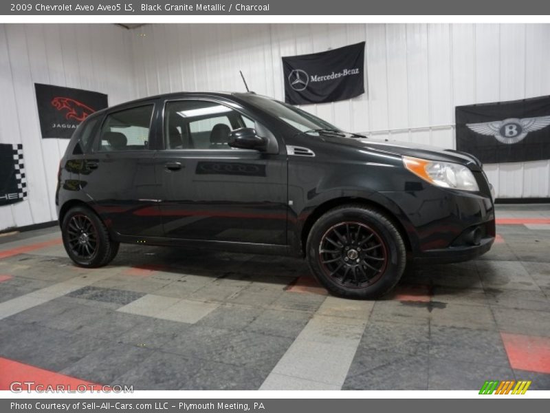 Black Granite Metallic / Charcoal 2009 Chevrolet Aveo Aveo5 LS