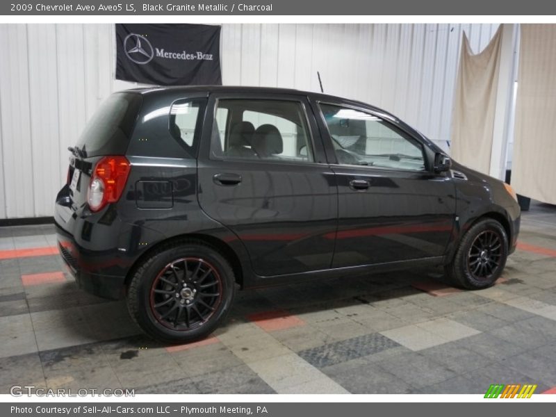 Black Granite Metallic / Charcoal 2009 Chevrolet Aveo Aveo5 LS