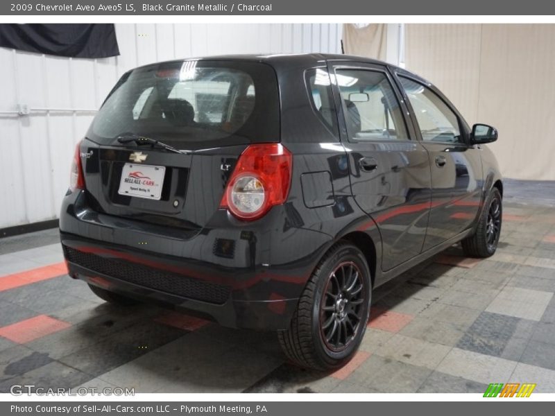 Black Granite Metallic / Charcoal 2009 Chevrolet Aveo Aveo5 LS