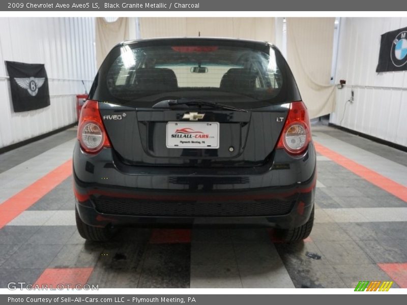 Black Granite Metallic / Charcoal 2009 Chevrolet Aveo Aveo5 LS