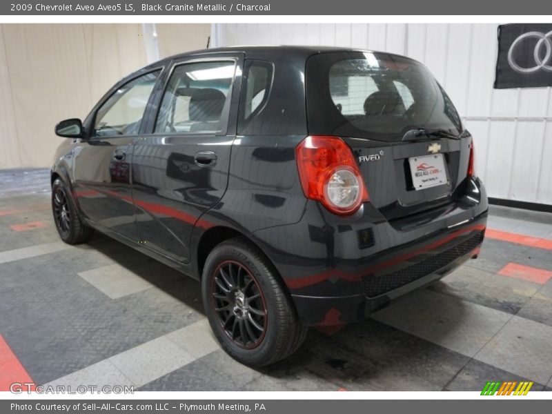 Black Granite Metallic / Charcoal 2009 Chevrolet Aveo Aveo5 LS