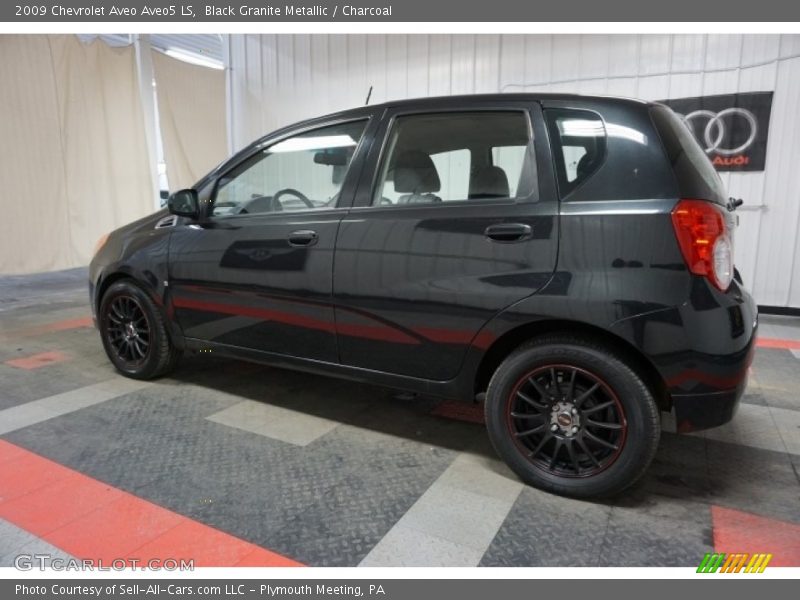 Black Granite Metallic / Charcoal 2009 Chevrolet Aveo Aveo5 LS