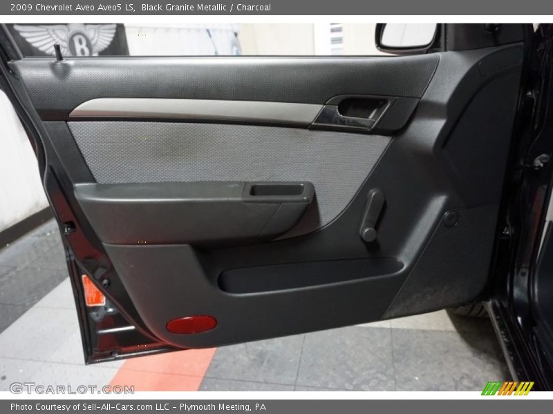 Black Granite Metallic / Charcoal 2009 Chevrolet Aveo Aveo5 LS