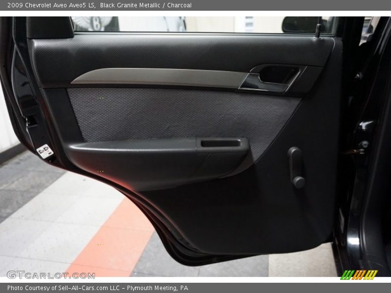 Black Granite Metallic / Charcoal 2009 Chevrolet Aveo Aveo5 LS