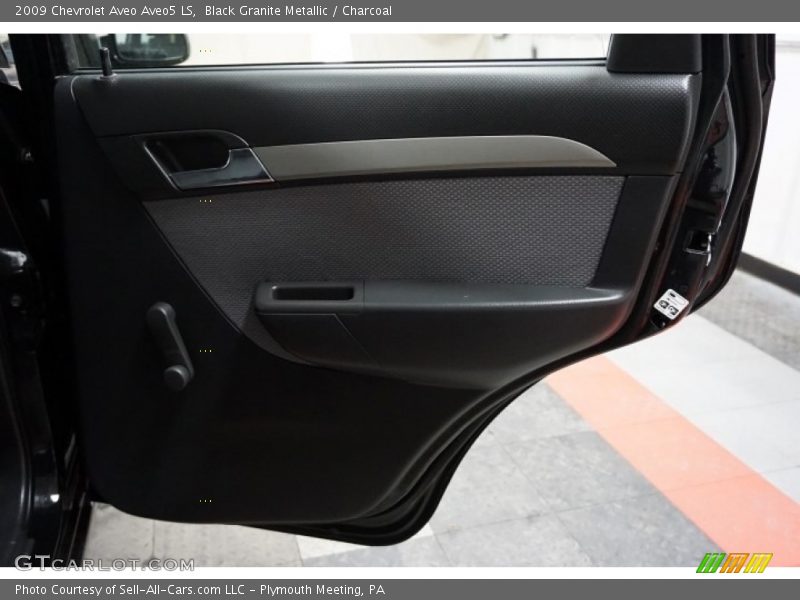 Black Granite Metallic / Charcoal 2009 Chevrolet Aveo Aveo5 LS