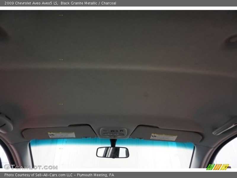Black Granite Metallic / Charcoal 2009 Chevrolet Aveo Aveo5 LS
