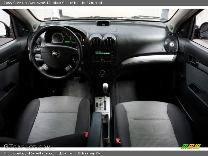 Black Granite Metallic / Charcoal 2009 Chevrolet Aveo Aveo5 LS